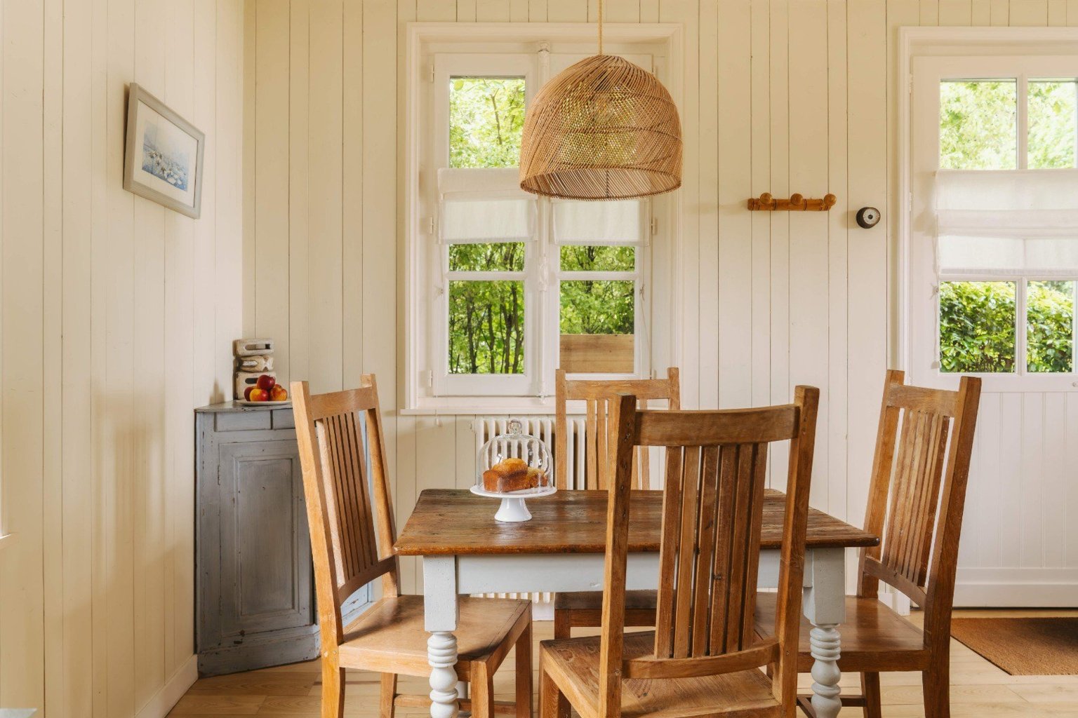 Photo salle à manger gîte crevette de côté